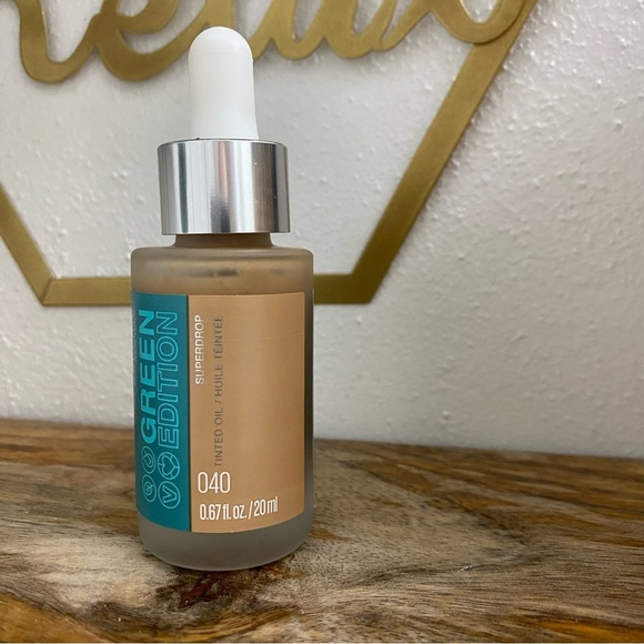 Maybelline Green Edition Superdrop Tinted Oil Base Makeup #40 New - Picture 5 of 6